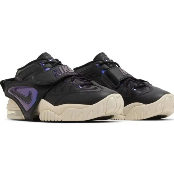 Size 13.5-Nike Air Adjust Force 2023 Black and Vivid Purple for women DV7409-001 - Picture 1 of 5